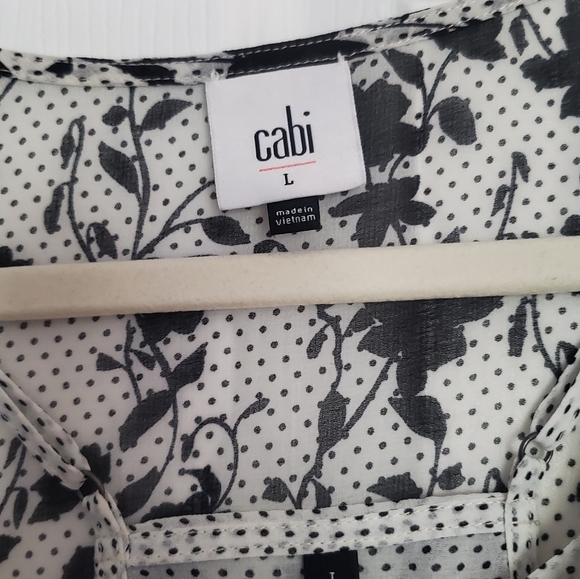 Cabi New Everything Top #5907 Black & White M - Picture 4 of 8